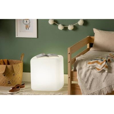 Sweedi Lighted Nightstand White - South Shore 3 Sweedi Lighted Nightstand White - South Shore - Image 3
