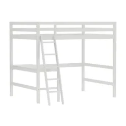 Full Caspian Loft Bed White - Hillsdale Furniture -Kids Home Store GUEST 098287e3 dbad 41b3 b33c 008a94e96372