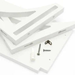 36" Topsy Turvey 2 In 1 Kids' Shelf With Brackets For Underneath Or Facing Upward White - InPlace -Kids Home Store GUEST 0c066f58 ccee 4e93 82b7 5e11fb6a877f