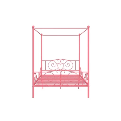 Full Clara Metal Bed Pink - Room & Joy 5 Full Clara Metal Bed Pink - Room & Joy - Image 5