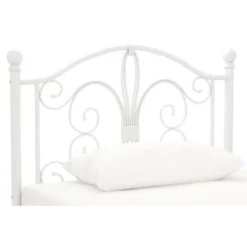 Twin Kids' Bombay Metal Bed White - Room & Joy -Kids Home Store GUEST 13f6329d 4c3c 4226 8bbd 55497f5a523c