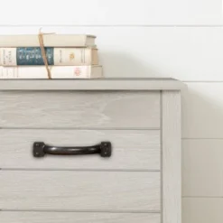 Ulysses Bookcase Headboard Winter Oak - South Shore -Kids Home Store GUEST 1453cf8d b8ac 45e4 8d1e 25ff09893a63