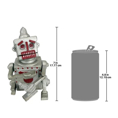 Design Toscano Robert The Robot Die-Cast Iron Mechanical Coin Bank 6 Design Toscano Robert The Robot Die-Cast Iron Mechanical Coin Bank - Image 6