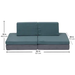 Children's Factory Multipurpose Whatsit Kids Furniture Sofa Couch With Flexible Seat Cushions For Home Bedrooms, Playrooms, And Dorms, Gray 7 Children's Factory Multipurpose Whatsit Kids Furniture Sofa Couch With Flexible Seat Cushions For Home Bedrooms, Playrooms, And Dorms, Gray -Kids Home Store GUEST 17fe9ef7 5cc0 4ded a264 fa386ccfaca2