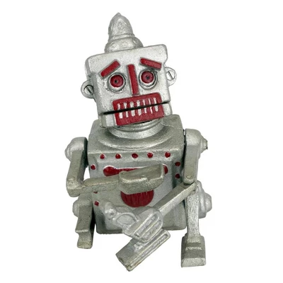 Design Toscano Robert The Robot Die-Cast Iron Mechanical Coin Bank 1 Design Toscano Robert The Robot Die-Cast Iron Mechanical Coin Bank
