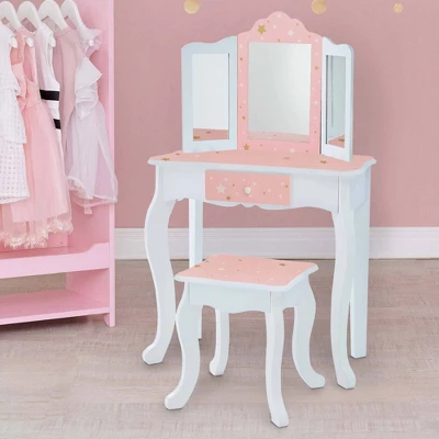 Fashion Twinkle Star Gisele Play Vanity Set Pink/White - Teamson Kids 11 Fashion Twinkle Star Gisele Play Vanity Set Pink/White - Teamson Kids - Image 11