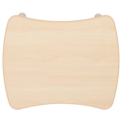 Flash Furniture 21.875"W X 26.625"L Rectangular Plastic Height Adjustable Activity Table Set With 4 Chairs 4 Flash Furniture 21.875"W X 26.625"L Rectangular Plastic Height Adjustable Activity Table Set With 4 Chairs - Image 4