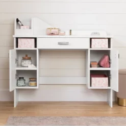 Tiara Makeup Desk Pure White - South Shore 17 Tiara Makeup Desk Pure White - South Shore -Kids Home Store GUEST 1e869fdd 388f 4fe3 83ae 3dd1648633c7