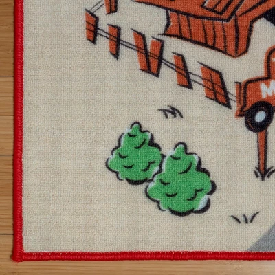 Cars 4'6"x6'6" Radiator Play Rug 3 Cars 4'6"x6'6" Radiator Play Rug - Image 3