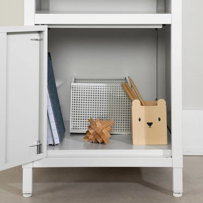 Sweedi Metal 1-Door Nightstand - South Shor 2 Sweedi Metal 1-Door Nightstand - South Shor - Image 2