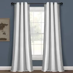 40"x84" Kids' Block Border 100% Lined Grommet Blackout Single Window Curtain Panel - Lush Décor -Kids Home Store GUEST 24956d46 c948 4139 abc0 530ff355dc96