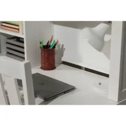 Kids' Highlands Desk With Hutch White - Hillsdale Furniture 10 Kids' Highlands Desk With Hutch White - Hillsdale Furniture -Kids Home Store GUEST 25fae09a 9e55 4c0c 8aa1 dd769d5d9d5e