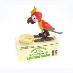 Ready! Set! Play! Link Parrot Bird Coin Saving Bank, Money Box For Girls & Boys