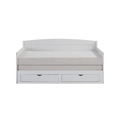 King Harmony Daybed With Conversion White - Alaterre Furniture 2 King Harmony Daybed With Conversion White - Alaterre Furniture - Image 2