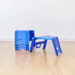 ECR4Kids Linking Stools, Children's Stackable Seat, Portable Floor Table, 4-Piece -Kids Home Store GUEST 2ffaac36 0d42 4968 9b1b 9d01e174100e