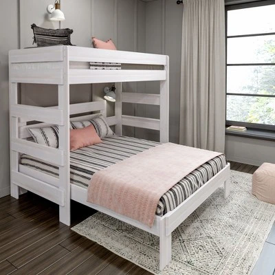 Max & Lily Farmhouse Twin Over Queen L-Shaped Bunk Bed 1 Max & Lily Farmhouse Twin Over Queen L-Shaped Bunk Bed