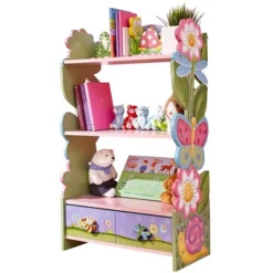 Magic Garden Floral Bookshelf - Fantasy Fields By Teamson Kids -Kids Home Store GUEST 34533c57 8575 4117 b3cb 71a49725eecd