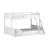 Twin Over Full Capri Wood Bunk Bed White - Hillsdale Furniture