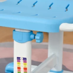 Qaba Kids Table And Chair Set, Activity Desk With USB Lamp, Storage Drawer For Study, Activities, Arts, Or Crafts -Kids Home Store GUEST 3683efbd 6816 4f79 9848 0e74fe93e9d0