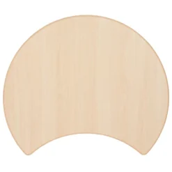 Flash Furniture 25.125"W X 35.5"L Crescent Natural Plastic Height Adjustable Activity Table -Kids Home Store GUEST 3acff904 ce81 4722 af9f 55451f69db0d