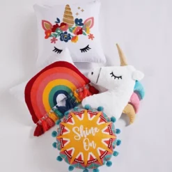 Monique Rainbow Tassel Pillow - Homthreads -Kids Home Store GUEST 3bc0c29b 4443 4228 9faa b36280b5cb48