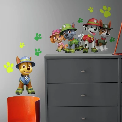 RoomMates PAW Patrol Jungle Peel And Stick Giant Wall Decals Single Sheet 2 RoomMates PAW Patrol Jungle Peel And Stick Giant Wall Decals Single Sheet - Image 2