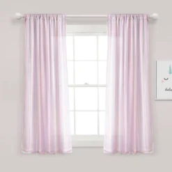 Kids' Rainbow Sheer Rod Pocket With Lining Single Window Curtain Panel Rainbow/White - Lush Décor 10 Kids' Rainbow Sheer Rod Pocket With Lining Single Window Curtain Panel Rainbow/White - Lush Décor -Kids Home Store GUEST 4068f937 8c3e 4d80 b16e 0717ab4086a8