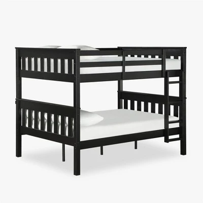 Full Over Full Petty Wood Bunk Bed With USB Port - Room & Joy 12 Full Over Full Petty Wood Bunk Bed With USB Port - Room & Joy - Image 12