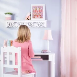Guidecraft Kids' Dahlia Desk And Chair Set -Kids Home Store GUEST 436a878a 2f20 4c86 a8cd 8debf8551be7
