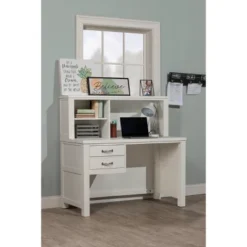 Kids' Highlands Desk With Hutch White - Hillsdale Furniture 11 Kids' Highlands Desk With Hutch White - Hillsdale Furniture -Kids Home Store GUEST 4a3d3ef3 02e4 46b6 8836 705c473719ef
