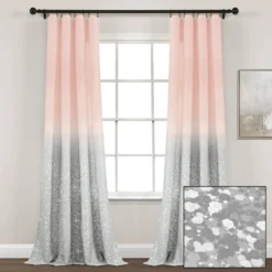 52"x84" Set Of 2 Glitter Ombre Metallic Print Window Curtain Panels - Lush Décor 14 52"x84" Set Of 2 Glitter Ombre Metallic Print Window Curtain Panels - Lush Décor -Kids Home Store GUEST 4acabd5f ad64 4b71 895b 95dd81840306