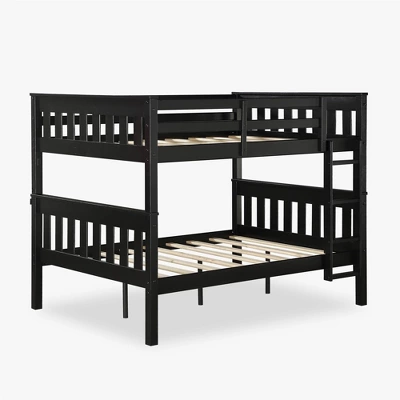 Full Over Full Petty Wood Bunk Bed With USB Port - Room & Joy 1 Full Over Full Petty Wood Bunk Bed With USB Port - Room & Joy