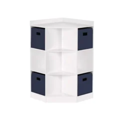 5pc Kids' Corner Cabinet Set With 4 Bins Set - RiverRidge Home -Kids Home Store GUEST 4e9e78e9 451d 4aed a4c3 7cf3b737ae92