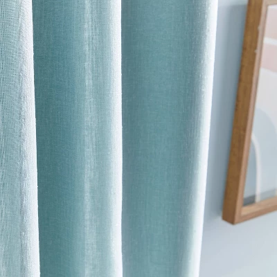 2pk 63" Cleo Poletop Curtains Lined Pale - Dream Factory 3 2pk 63" Cleo Poletop Curtains Lined Pale - Dream Factory - Image 3