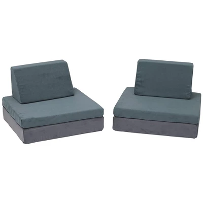 Children's Factory Multipurpose Whatsit Kids Furniture Sofa Couch With Flexible Seat Cushions For Home Bedrooms, Playrooms, And Dorms, Gray 1 Children's Factory Multipurpose Whatsit Kids Furniture Sofa Couch With Flexible Seat Cushions For Home Bedrooms, Playrooms, And Dorms, Gray