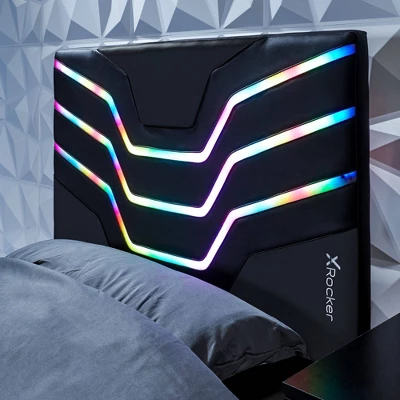 Twin Cosmos RGB Gaming Bed Black - X Rocker 1 Twin Cosmos RGB Gaming Bed Black - X Rocker