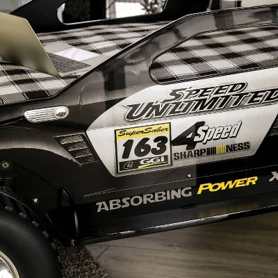 Twin Hemmer Speed Offroad Bed With Led Light Black - HOMES: Inside + Out 5 Twin Hemmer Speed Offroad Bed With Led Light Black - HOMES: Inside + Out - Image 5