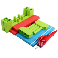 Costway 4 Seat Kids Picnic Table W/Umbrella Garden Yard Folding Children Bench Outdoor -Kids Home Store GUEST 5e919f22 6196 4864 a737 810b376f2cf2