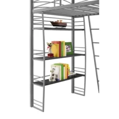 Andy Metal Loft Bed With Integrated Desk And Shelves - Room & Joy 15 Andy Metal Loft Bed With Integrated Desk And Shelves - Room & Joy -Kids Home Store GUEST 60113387 6d37 459a 9ce1 5ba399dc5d31