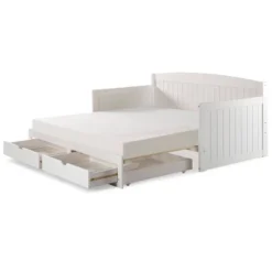 King Harmony Daybed With Conversion White - Alaterre Furniture 18 King Harmony Daybed With Conversion White - Alaterre Furniture -Kids Home Store GUEST 607bf77c a53d 409a 8b61 a1686f211b67