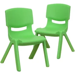 Flash Furniture 2 Pack Plastic Stackable School Chair With 10.5" Seat Height -Kids Home Store GUEST 644aad8a 34c3 448a 883a 8f74d24f8b9e