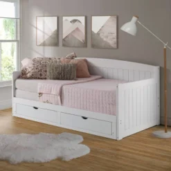 King Harmony Daybed With Conversion White - Alaterre Furniture 24 King Harmony Daybed With Conversion White - Alaterre Furniture -Kids Home Store GUEST 65a1e3fb 7a31 4f41 9571 921afebeac0b
