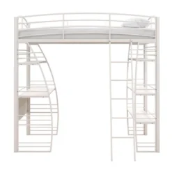 Andy Metal Loft Bed With Integrated Desk And Shelves - Room & Joy 20 Andy Metal Loft Bed With Integrated Desk And Shelves - Room & Joy -Kids Home Store GUEST 66a85b49 e45f 448a b9d1 30cab863f9bb