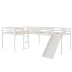 L-Shaped Twin Size Loft Bed With Ladder And Slide - ModernLuxe 12 L-Shaped Twin Size Loft Bed With Ladder And Slide - ModernLuxe -Kids Home Store GUEST 66bfead8 8ea2 4fdc b807 a0a720d0c033