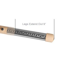 Flash Furniture 25.125"W X 35.5"L Crescent Natural Plastic Height Adjustable Activity Table -Kids Home Store GUEST 6ca8fe1f ff6a 456f 9d5a 129f6167535d