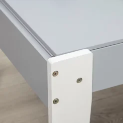 Qaba Large Kids Table And Chairs Set With Storage, Toddler Activity Table, Gray -Kids Home Store GUEST 716572da c188 4b49 888e 4474766a88df