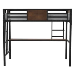 Twin Navii Industrial Loft Bed Black - HOMES: Inside + Out -Kids Home Store GUEST 72ff3fd0 c16a 4fa9 a931 60900160fcc9