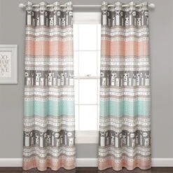 52"x84" Set Of 2 Llama Striped Room Darkening Curtain Panels - Lush Décor 7 52"x84" Set Of 2 Llama Striped Room Darkening Curtain Panels - Lush Décor -Kids Home Store GUEST 758c3577 ddaf 438e 80c5 d003e3376a54