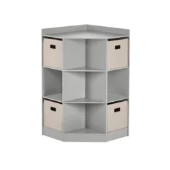5pc Kids' Corner Cabinet Set With 4 Bins Set - RiverRidge Home -Kids Home Store GUEST 75d48553 13f4 492c a675 bac33ca55141