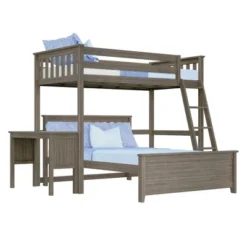 Max & Lily L-Shaped Twin Over Full Bunk Bed With Desk -Kids Home Store GUEST 76434c21 43df 40ed 8698 847b705cc55f